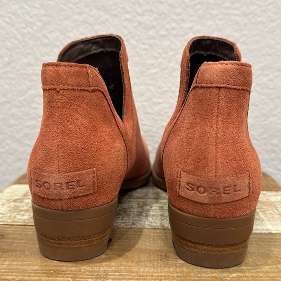 Sorel Lolla Suede Cut Out Booties Size 9.5 - Picture 7 of 10